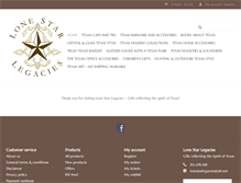 Tablet Screenshot of lonestarlegacies.com